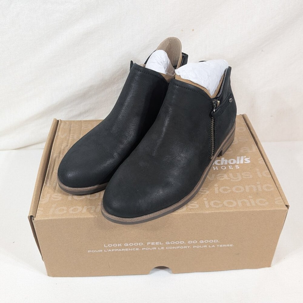 Dr. Scholl's Avenue Zip Black Shoes